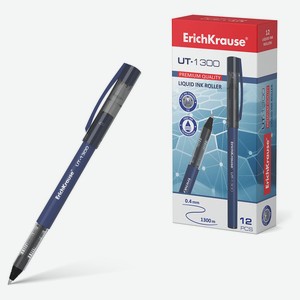 Ручка-роллер ErichKrause UT-1300 синяя, 1 шт