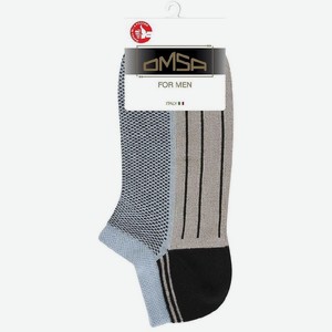 Хлопковые носки Omsa TREND 109 укороченный Blu Сhiaro 42-44