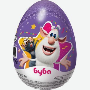 Шоколадное яйцо с сюрпризом Шоки-токи буба Конфитрейд 70г