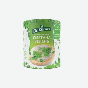 Хлебцы Dr.Korner Рисовые со сметаной и зеленью 80 г