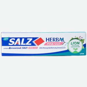 Зубная паста Lion Salz Herbal с розовой гималайской солью 90 г