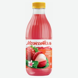 Напиток сывороточный «Мажитель» J7 с мультифруктовым соком со вкусом Клубника-Лемонграсс-Личи, 950 г