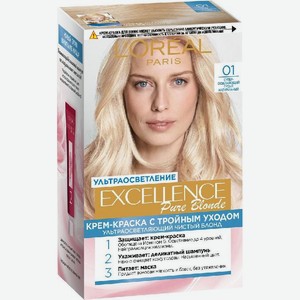 Краска для волос Эксэлланс 01 Суперосветляющий русый натуральный