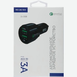АЗУ РЭД ЛАЙН Tech 2 USB модель AC2-30 3.0 черный