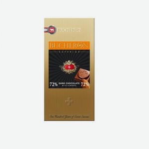 Шоколад <Bucheron Superior> горький с миндалем 100г Россия