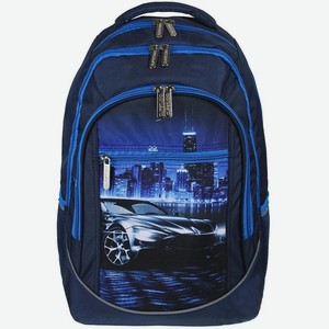 Рюкзак школьный 42x30x20 см, 3отд, 3 карм, эрг. спинка, уплотненные лямки, ПЭ URBAN AUTO 254-40
