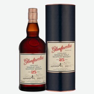 Виски Glenfarclas 25 years old в подарочной упаковке 0.7 л.