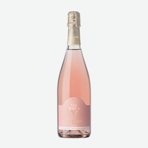 Вино игристое Val D Oca Prosecco Rose Extra dry Millesimato розовое брют, 0.75л Италия