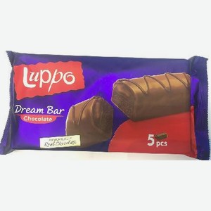 Шоколадный бисквит Луппо дрим бар в мол.шок.с шок.нач.30г