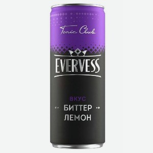 Напиток безалкогольный сильногазированный ароматизированный Эвервесс Тоник Биттер Лемон 0,