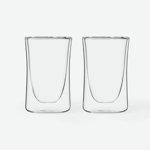 Набор стаканов с двойными стенками Curve Hoff