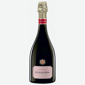 Вино игристое Фанагория розовое полусладкое 13% 0,75л