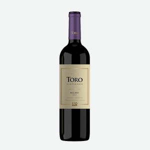 Вино Торо Сентенарио Мальбек ОС красное полусухое 13% 0,75 л