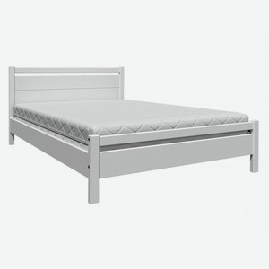 Кровать Массив Сосны Браун Белый античный 160х200 см
