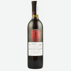 Вино Алазанская Долина ОС красное полусладкое 11,5% 0,75л IVERIA