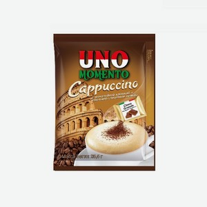 Кофе Капучино Uno Momento с шоколадной крошкой 25,5гр