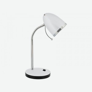 Настольная лампа Camelion KD-308 Белый, пластик / Хром