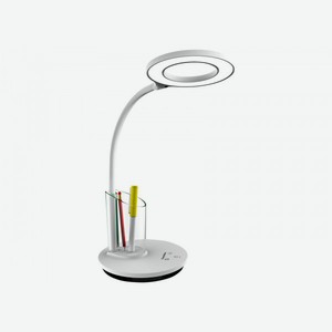 Настольная лампа Camelion KD-826 Белый, металл / Белый, пластик