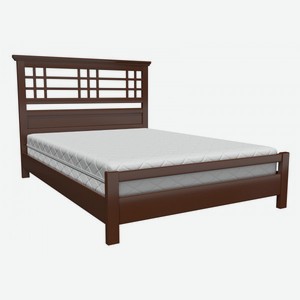 Двуспальная кровать Массив Сосны Британи Орех 140х200 см