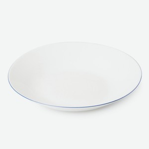 Тарелка суповая Color Line 21,5см, стекло