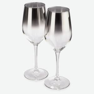 Набор бокалов для вина Селест Серебряная Дымка, 2 шт, 450 мл, стекло
