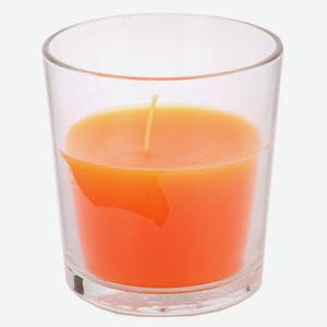 Свеча ароматическая Lumi Апельсин, стекло, парафин/стеарин, 12-15 часов