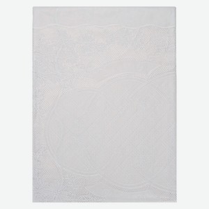 Cкатерть кружевная, 110х140 см, белый, ПВХ безосновный