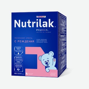 Смесь Nutrilak Premium 1 молочная, 600 г