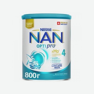 Молочко Nestle NAN 4 детское Optipro 800 г