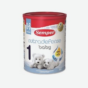 Смесь Semper Nutradefens baby 1 молочная с рождения 400 г