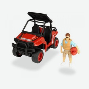Игрушка Dickie Toys, Квадроцикл паркового рейнджера PlayLife с фигуркой и аксессуарами 16 см