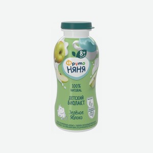 Биолакт Фрутоняня 2,9% зеленое яблоко, 0,2 л