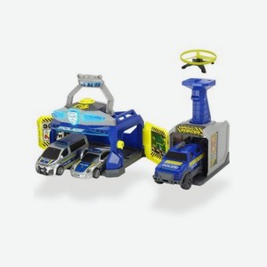 Набор игровой Dickie Toys Полицейская станция и 3 машинки свет/звук