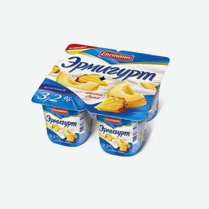 БЗМЖ Йогуртный продукт Ehrmann Эрмигурт 3,2% 100г молочный ананас-дыня