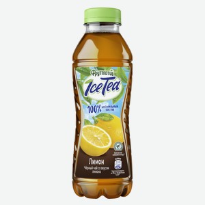 Холодный чай Фрутмотив черный со вкусом лимона, 500мл Россия