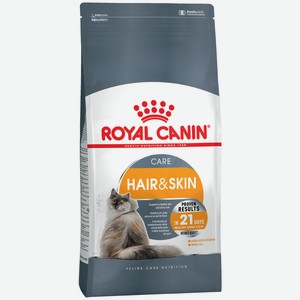 Корм сухой Royal Canin Hair Skin Care для кошек, 400г Россия