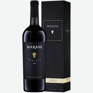 Вино  Марани  Резерв, 2012, в подарочной коробке, 2012, 750 мл, Красное, Сухое