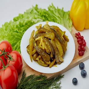 Салат  огурцы соленые по-корейски  кг