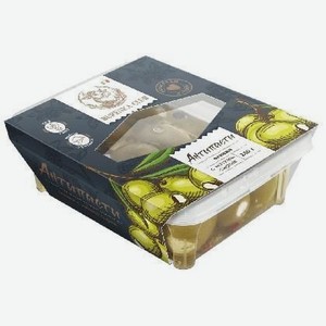 Антипасти Буренка клаб оливки/мягк.сыр в масле 240г
