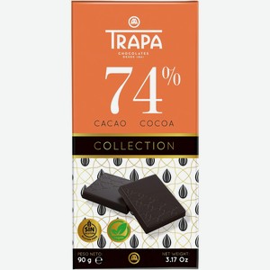 Шоколад Trapa горький 74%, 90г
