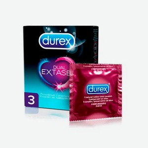 Презервативы DUREX Dual Extase №3