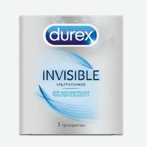 DUREX Презервативы из натурального латекса Invisible №3