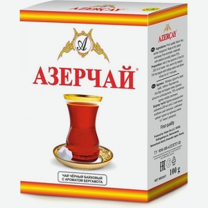 Чай черный AZERCHAY С ароматом бергамота 100г