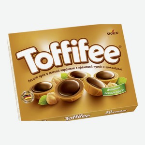 Конфеты в коробке Toffifee карамель орех и шоколад 250 г
