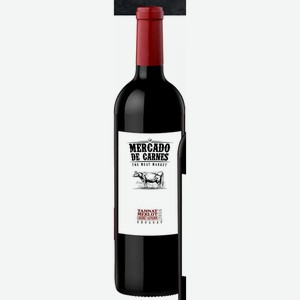 Вино Mercado De Carnes Tannat Merlot Cabernet Sauvignon Красное | Полусухое 13% | 0.75 Л | Уругвай, Канелонес