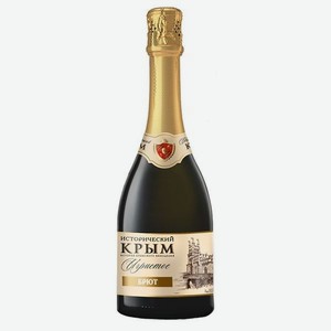Исторический Крым Вино Игристое Белое Брют 0.75л