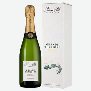 Шампанское Grands Terroirs в подарочной упаковке 0.75 л.