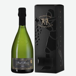 Шампанское Special Club Brut Grand Cru Bouzy в подарочной упаковке 0.75 л.