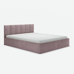 Двуспальная кровать Корсо ПМ Розовый, велюр 140х200 см
