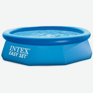 Бассейн INTEX Easy Set 28106, надувной, 1942л, диаметр 244см, длина 244см, высота 61см, синий